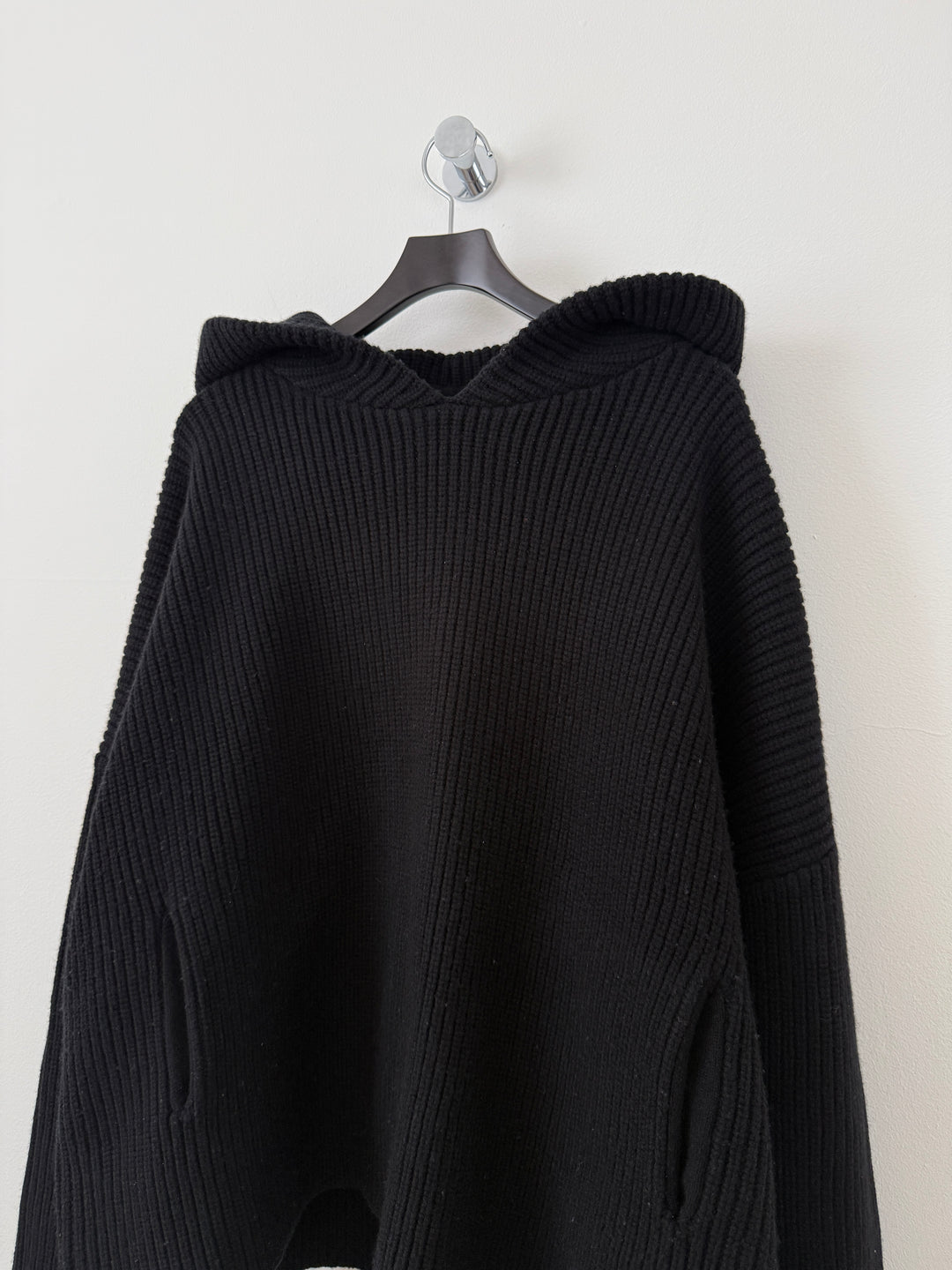 Dakota Knit Poncho Black