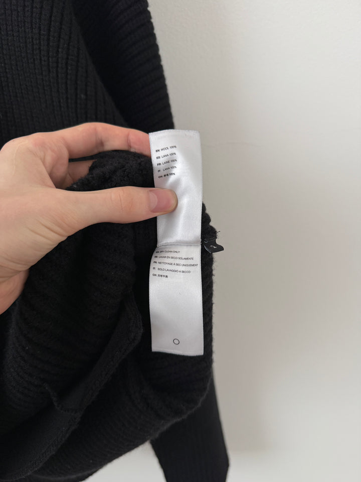Dakota Knit Poncho Black