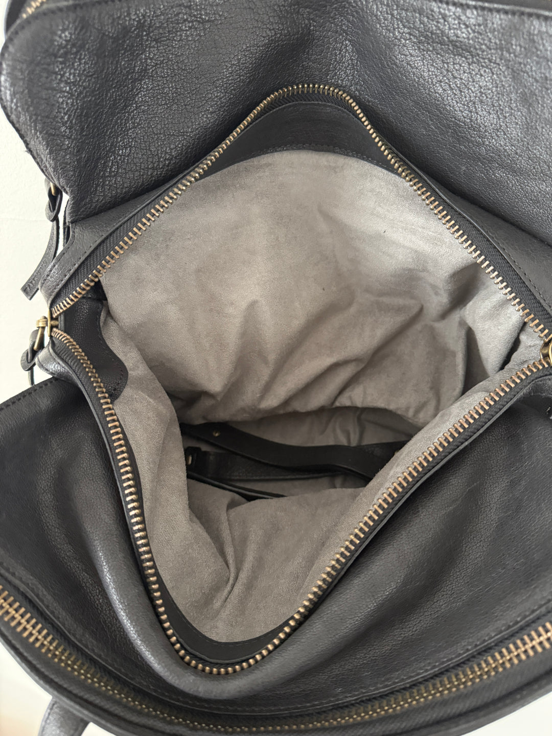Leather Top Handle Shoulder Side Bag
