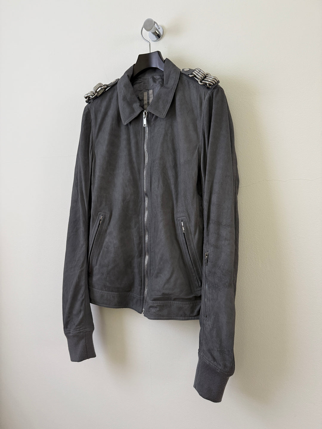 F/W 19 "LARRY" Rotterdam Chain Leather Suede Jacket