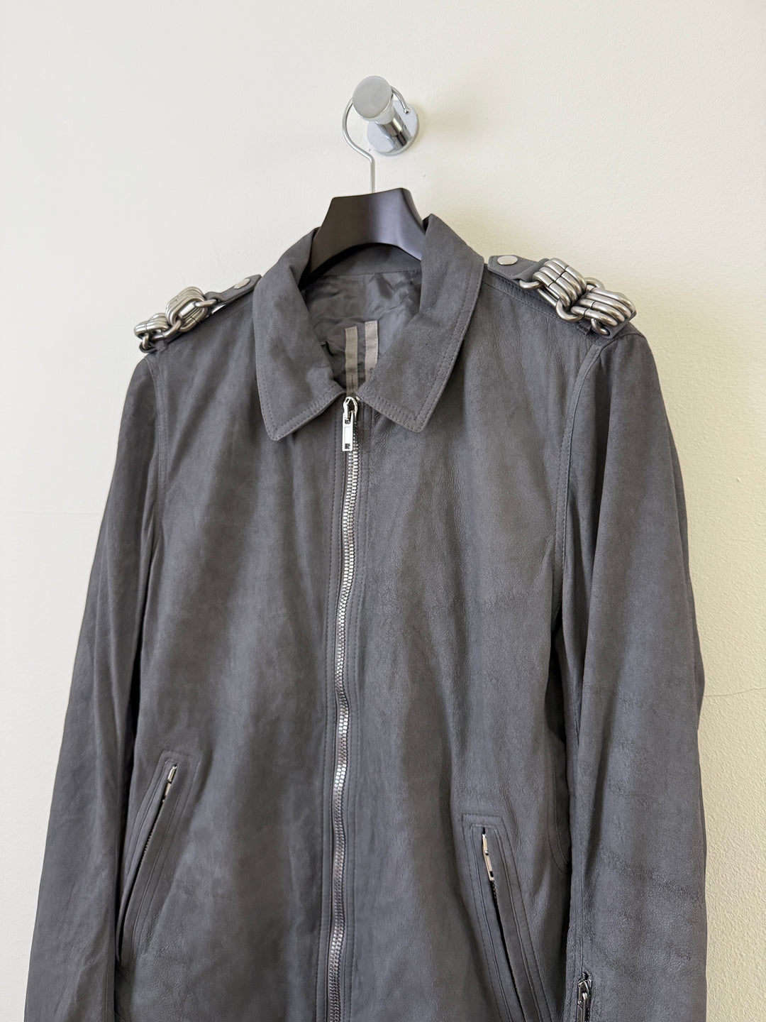F/W 19 "LARRY" Rotterdam Chain Leather Suede Jacket