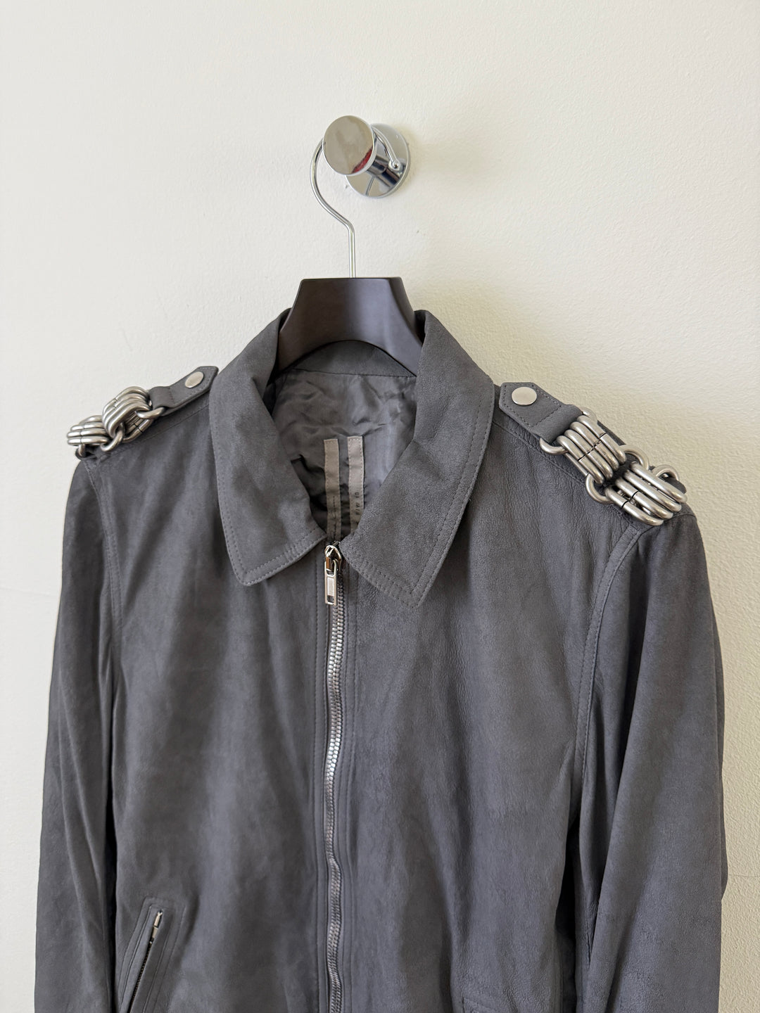 F/W 19 "LARRY" Rotterdam Chain Leather Suede Jacket