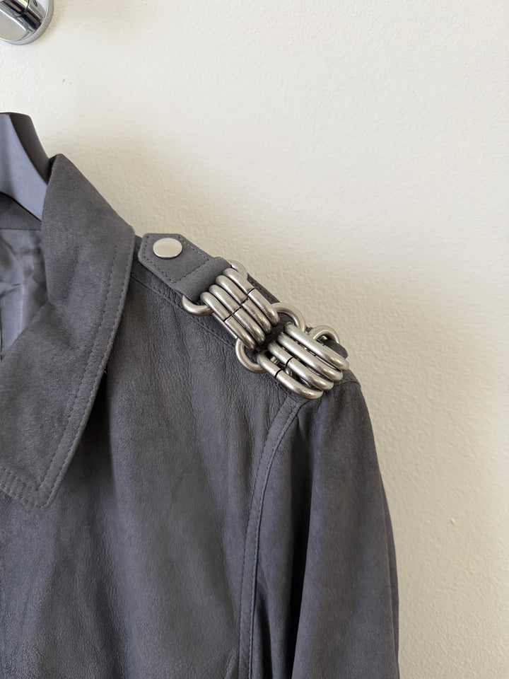 F/W 19 "LARRY" Rotterdam Chain Leather Suede Jacket