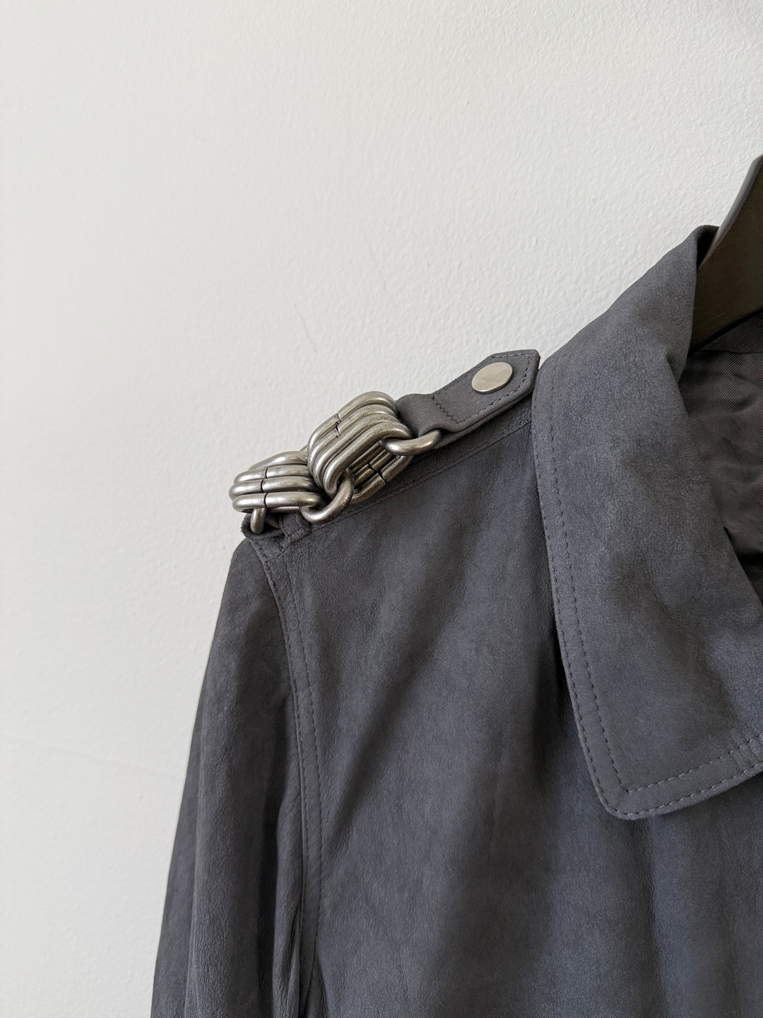 F/W 19 "LARRY" Rotterdam Chain Leather Suede Jacket