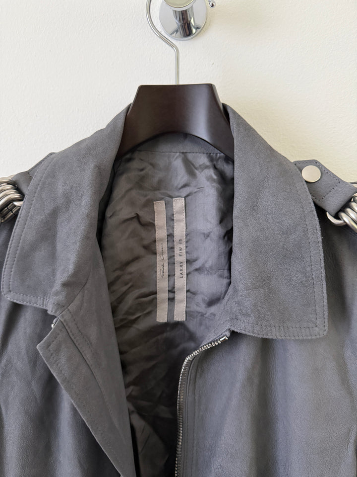 F/W 19 "LARRY" Rotterdam Chain Leather Suede Jacket