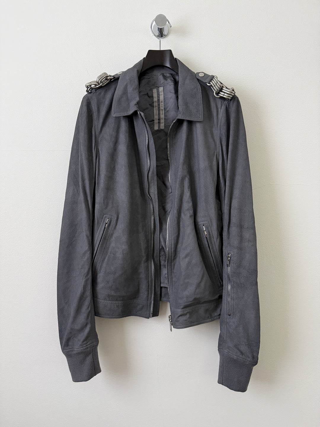 F/W 19 "LARRY" Rotterdam Chain Leather Suede Jacket