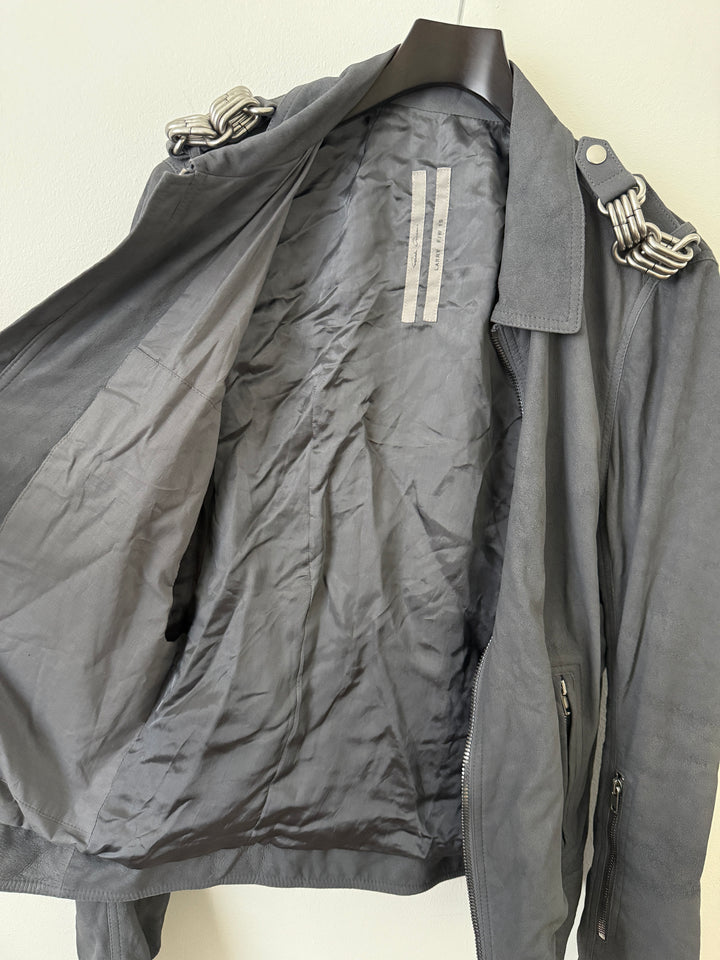 F/W 19 "LARRY" Rotterdam Chain Leather Suede Jacket