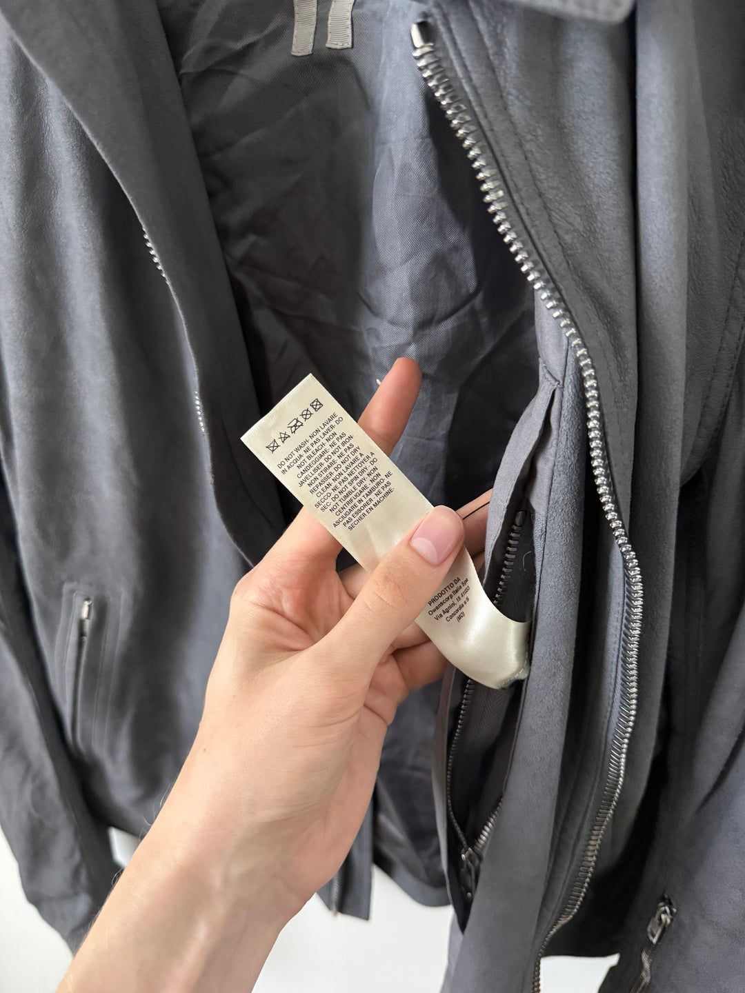 F/W 19 "LARRY" Rotterdam Chain Leather Suede Jacket