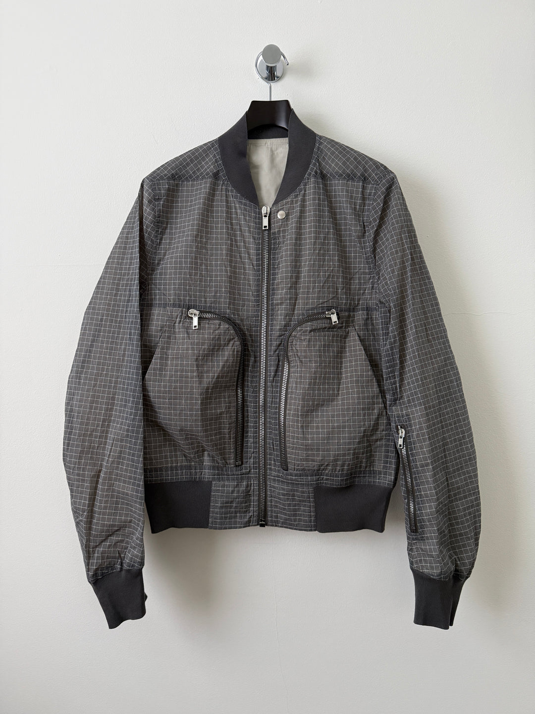 SS23 EDFU Bauhaus Flight Grid Ripstop Bomber Jacket