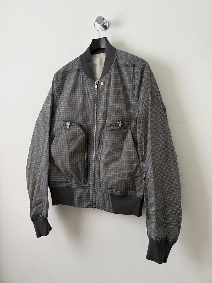 SS23 EDFU Bauhaus Flight Grid Ripstop Bomber Jacket