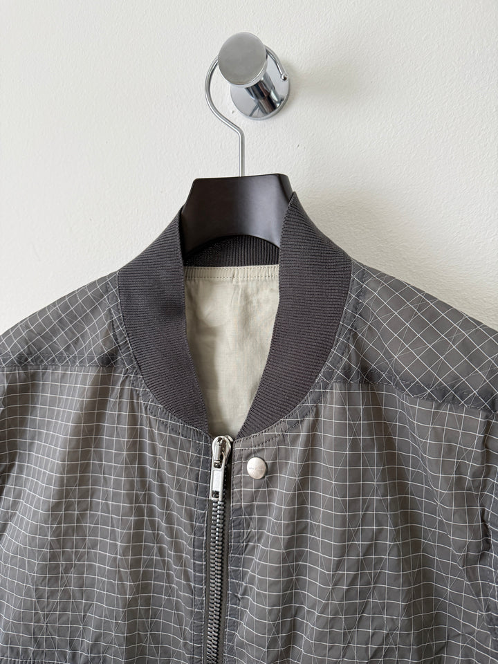 SS23 EDFU Bauhaus Flight Grid Ripstop Bomber Jacket