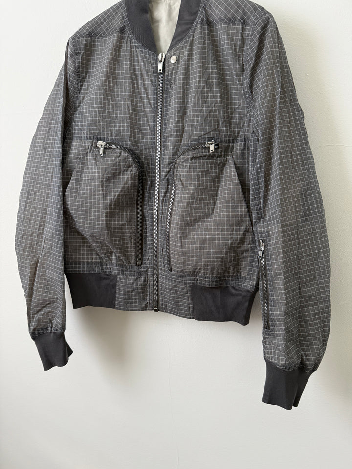 SS23 EDFU Bauhaus Flight Grid Ripstop Bomber Jacket