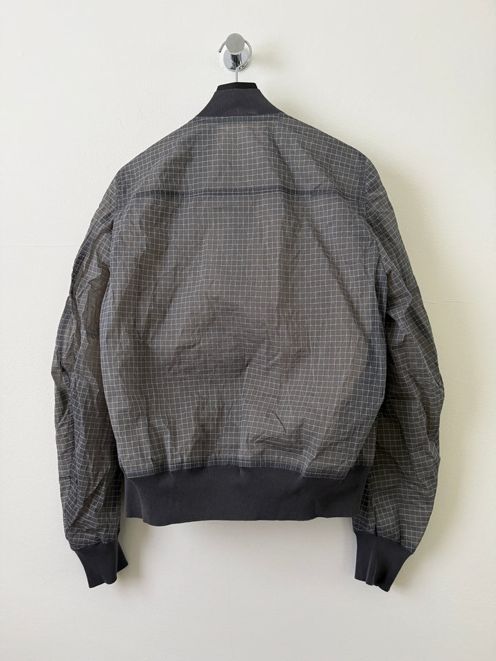 SS23 EDFU Bauhaus Flight Grid Ripstop Bomber Jacket