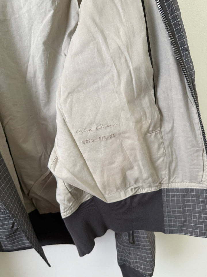 SS23 EDFU Bauhaus Flight Grid Ripstop Bomber Jacket