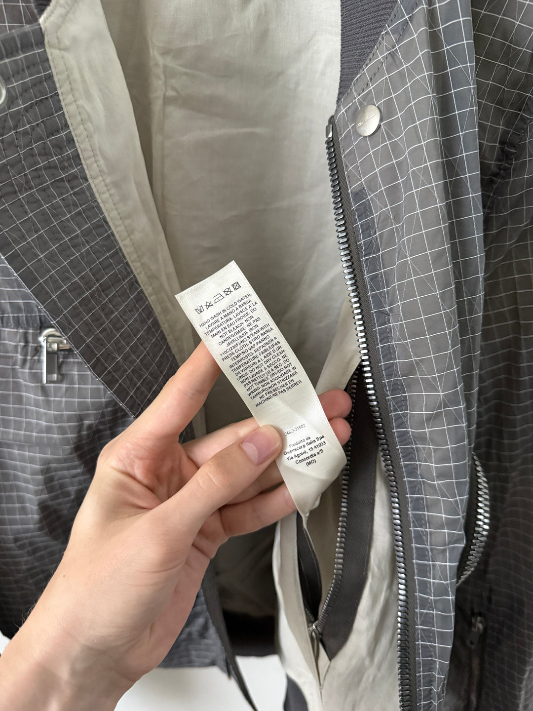 SS23 EDFU Bauhaus Flight Grid Ripstop Bomber Jacket