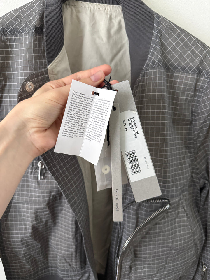 SS23 EDFU Bauhaus Flight Grid Ripstop Bomber Jacket