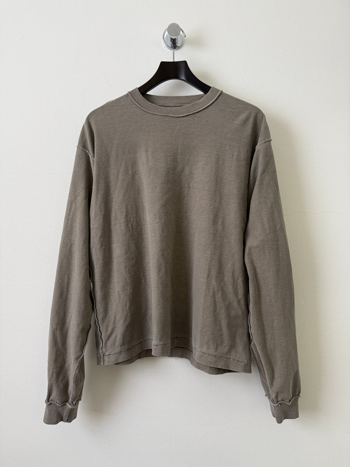 Reverse Cropped Longsleeve Tee