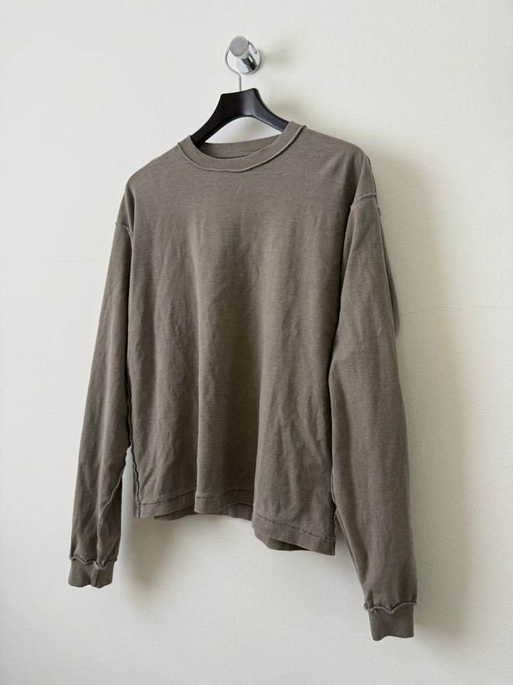 Reverse Cropped Longsleeve Tee