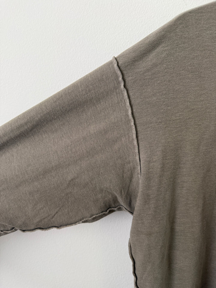 Reverse Cropped Longsleeve Tee