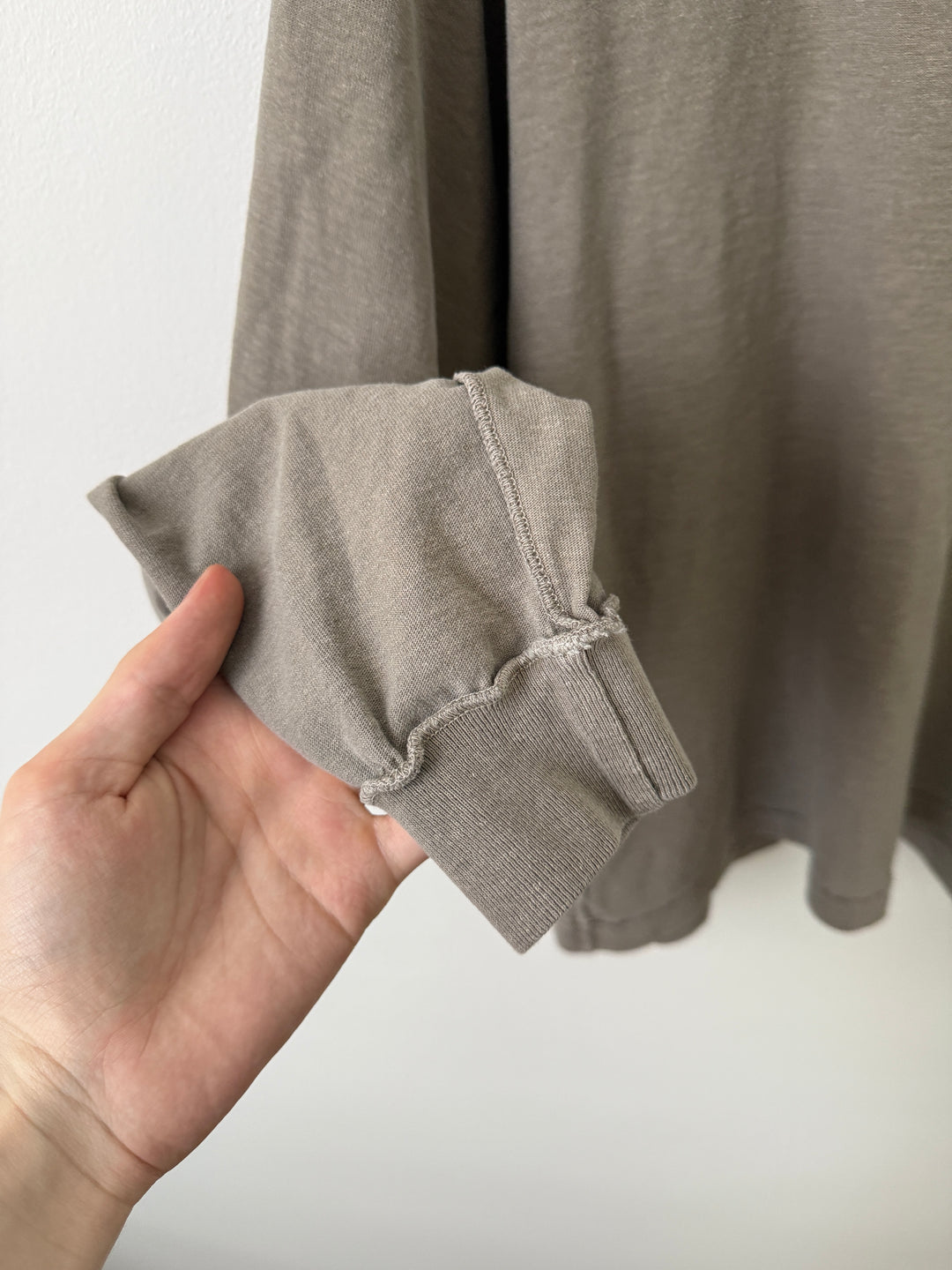 Reverse Cropped Longsleeve Tee