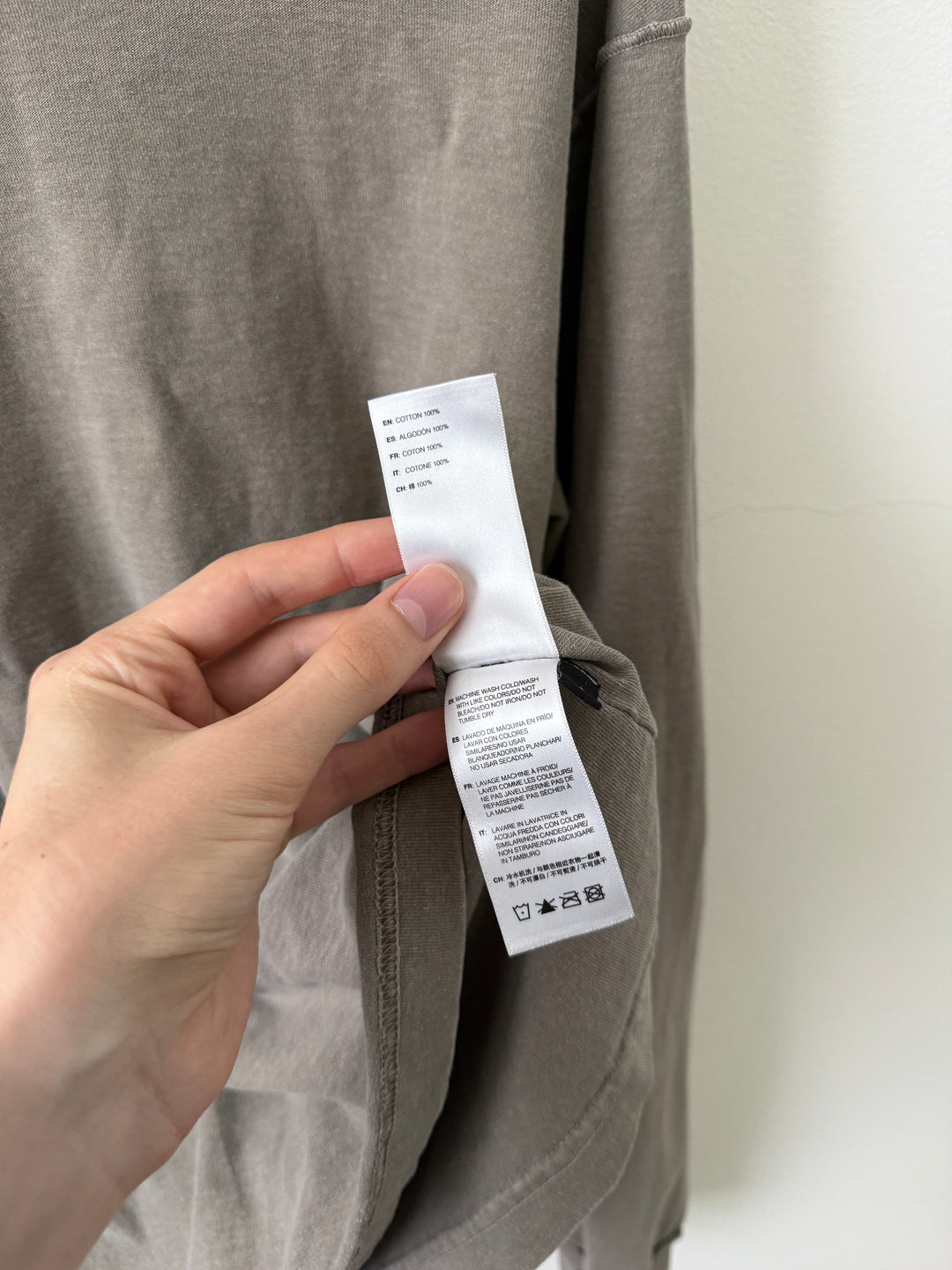 Reverse Cropped Longsleeve Tee