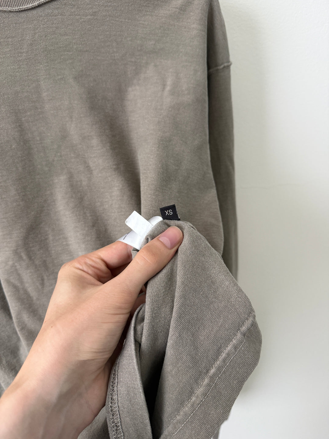 Reverse Cropped Longsleeve Tee