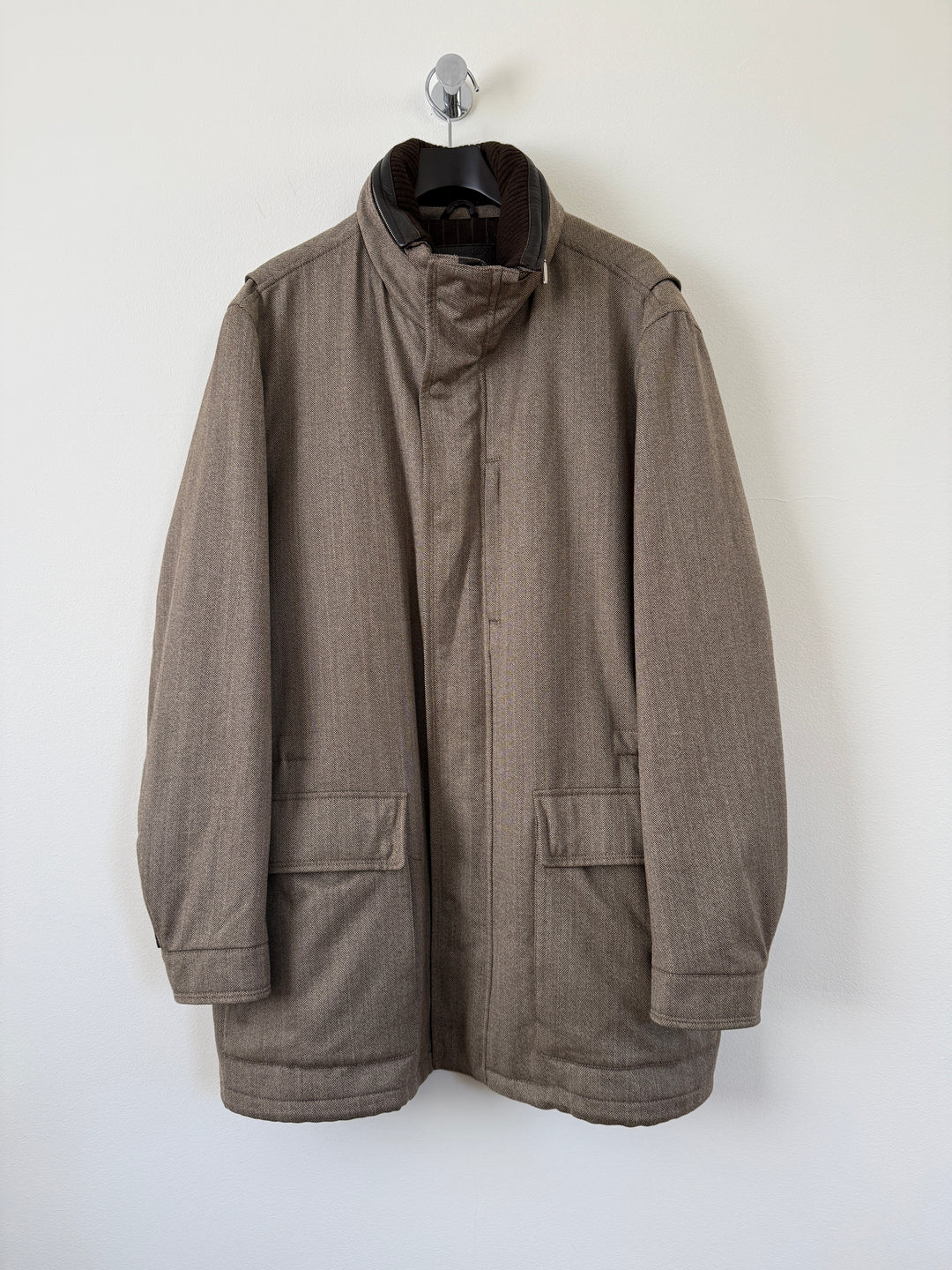Herringbone Long Coat