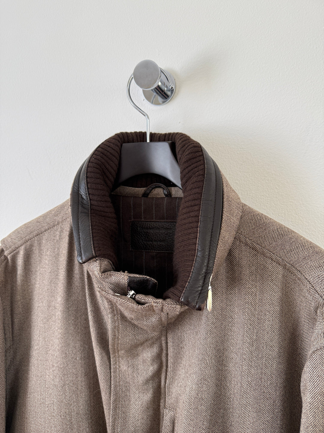 Herringbone Long Coat