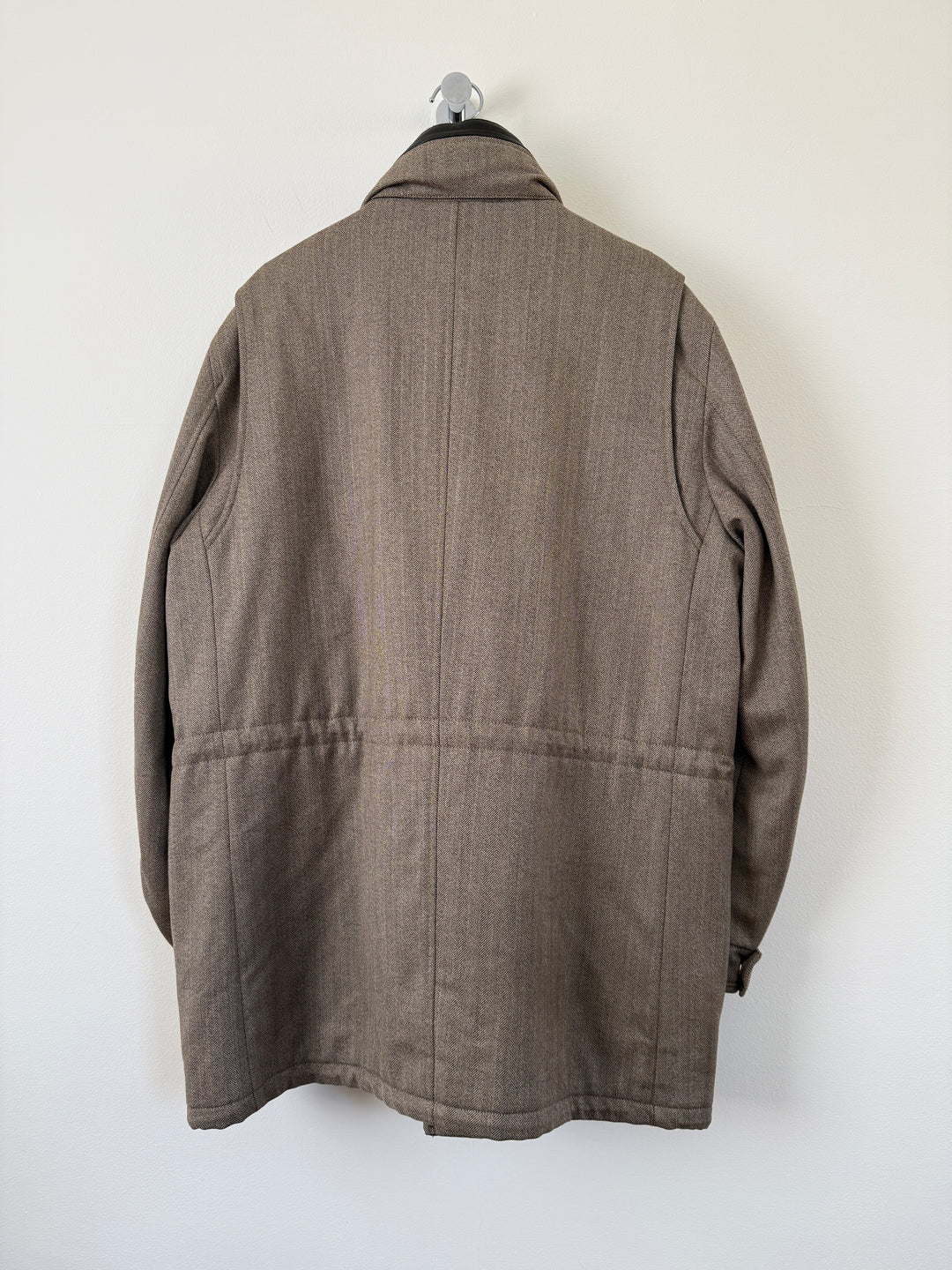 Herringbone Long Coat