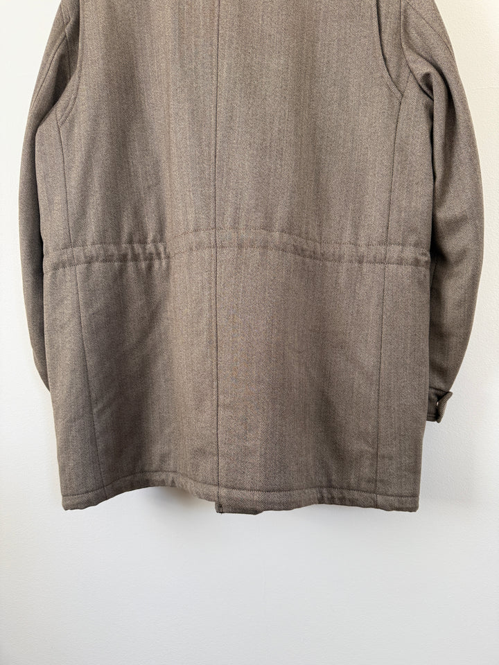 Herringbone Long Coat