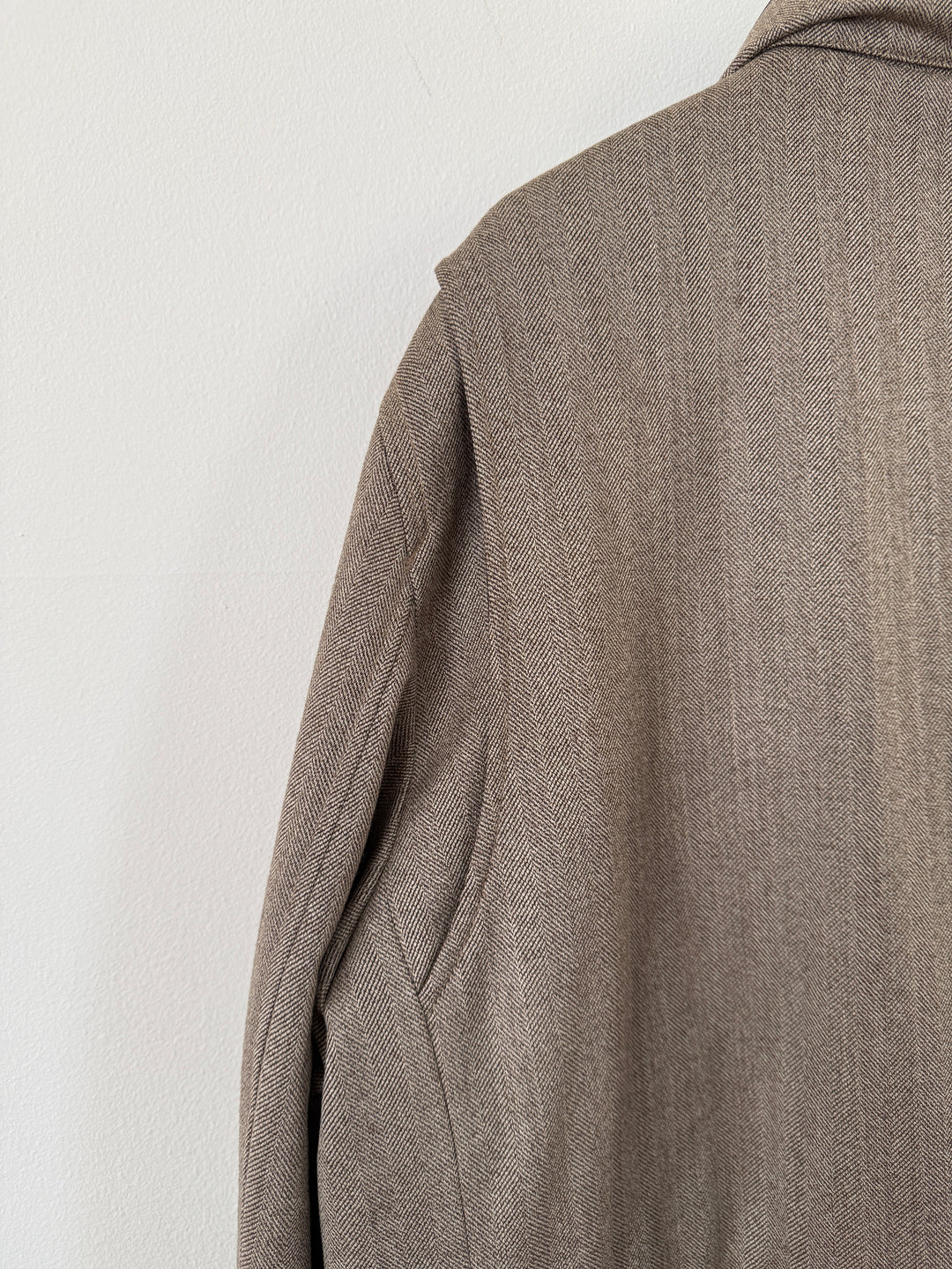 Herringbone Long Coat
