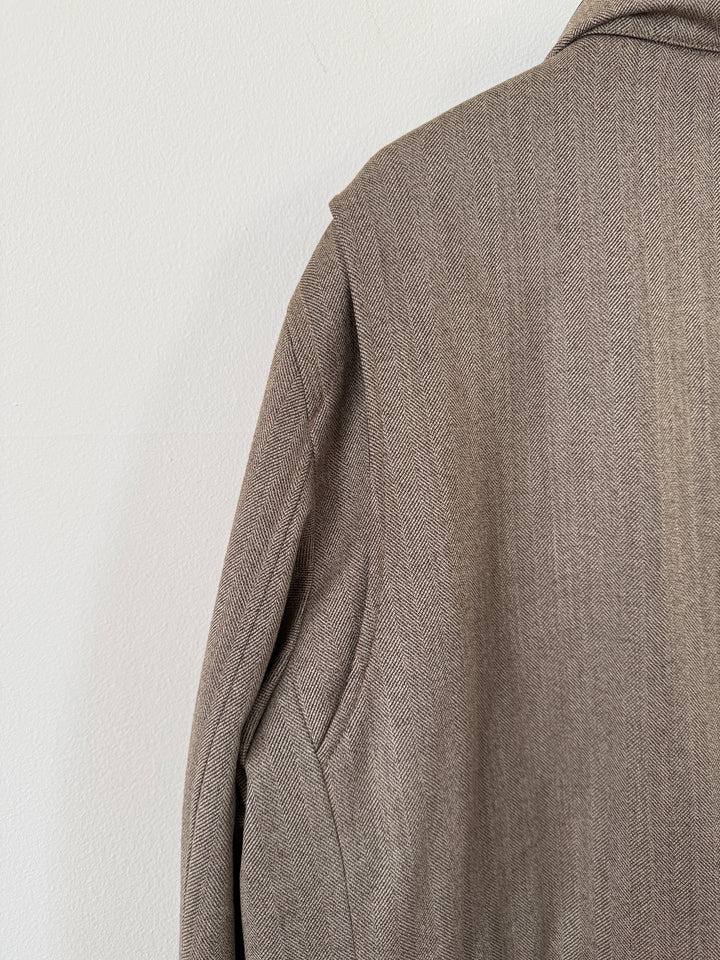 Herringbone Long Coat