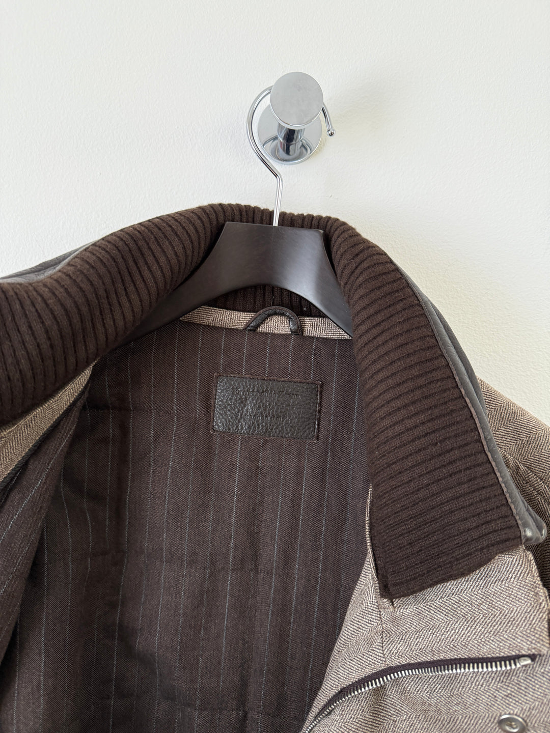 Herringbone Long Coat