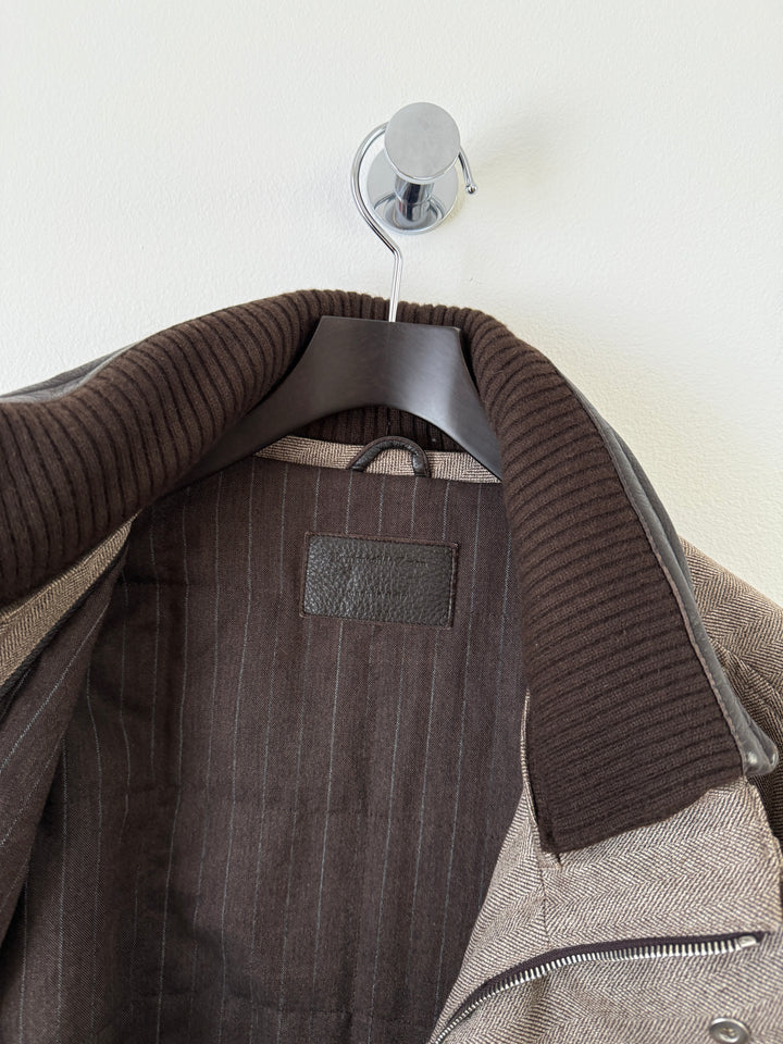 Herringbone Long Coat