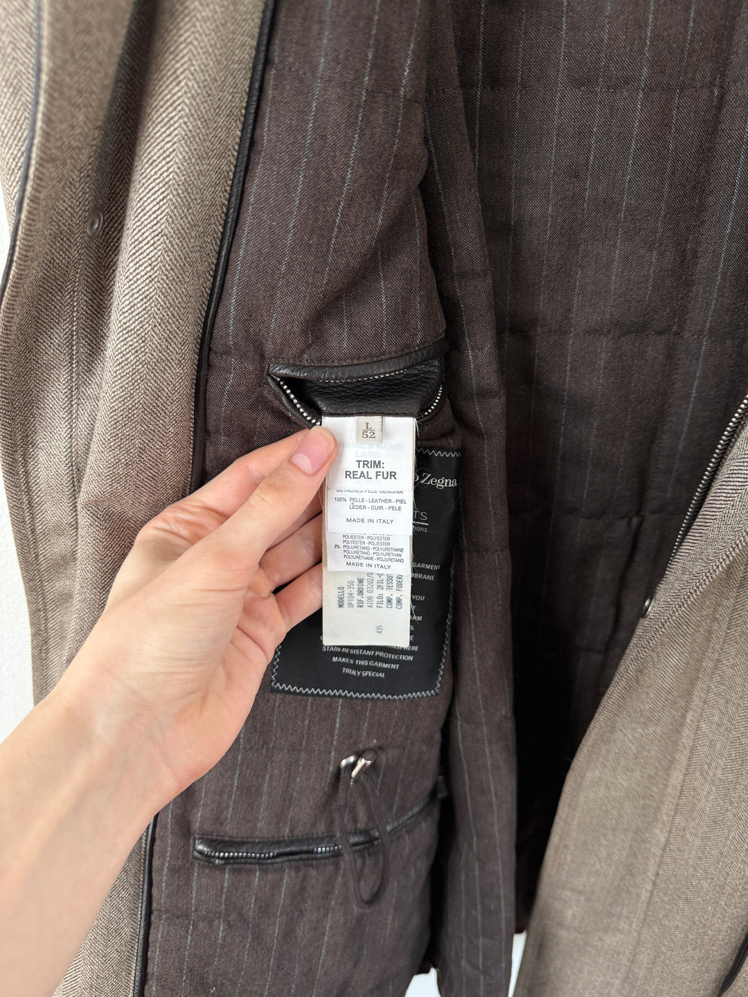 Herringbone Long Coat