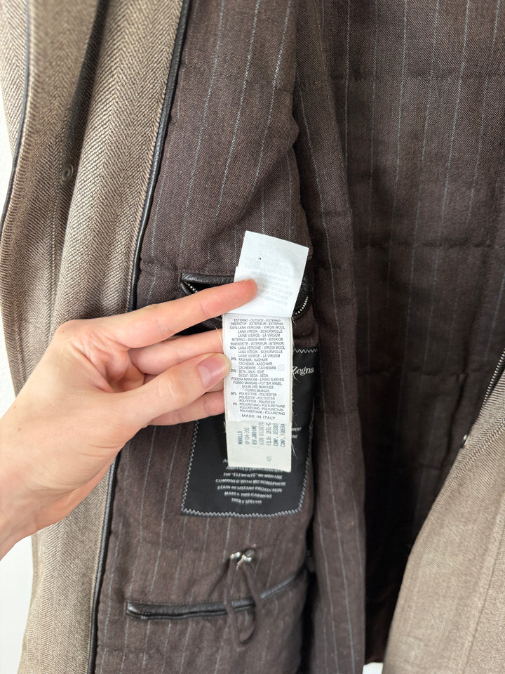 Herringbone Long Coat