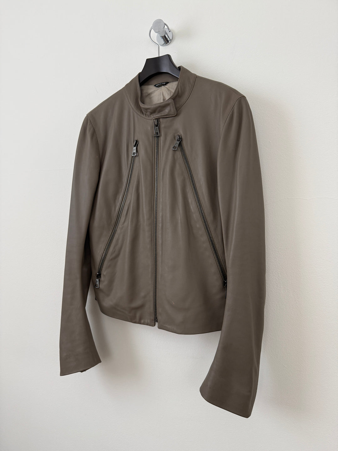 2012 5 Zip Leather Moto Jacket