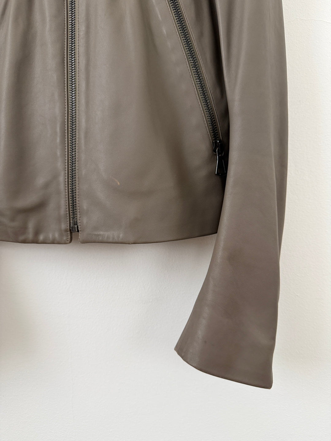 2012 5 Zip Leather Moto Jacket
