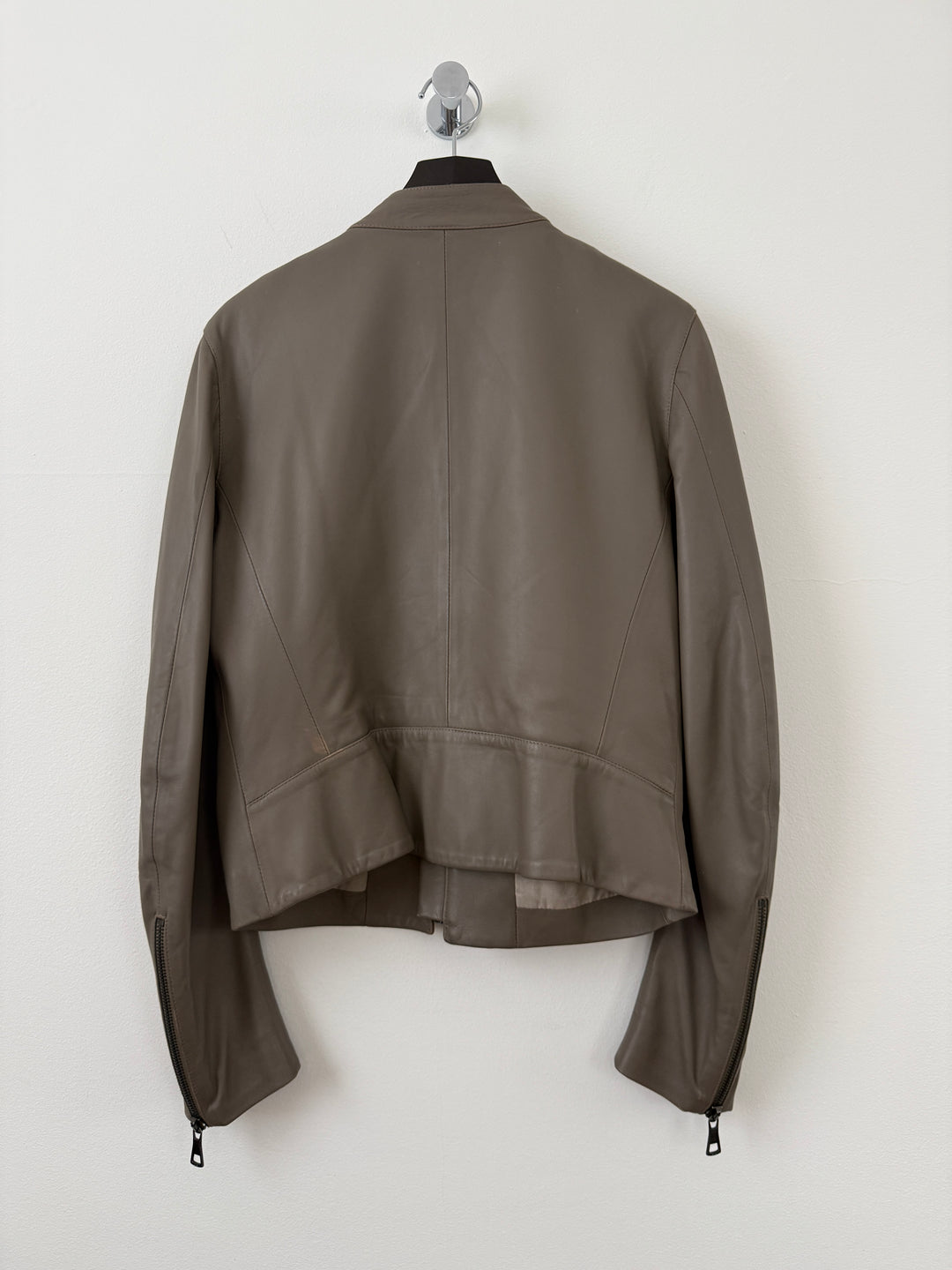 2012 5 Zip Leather Moto Jacket