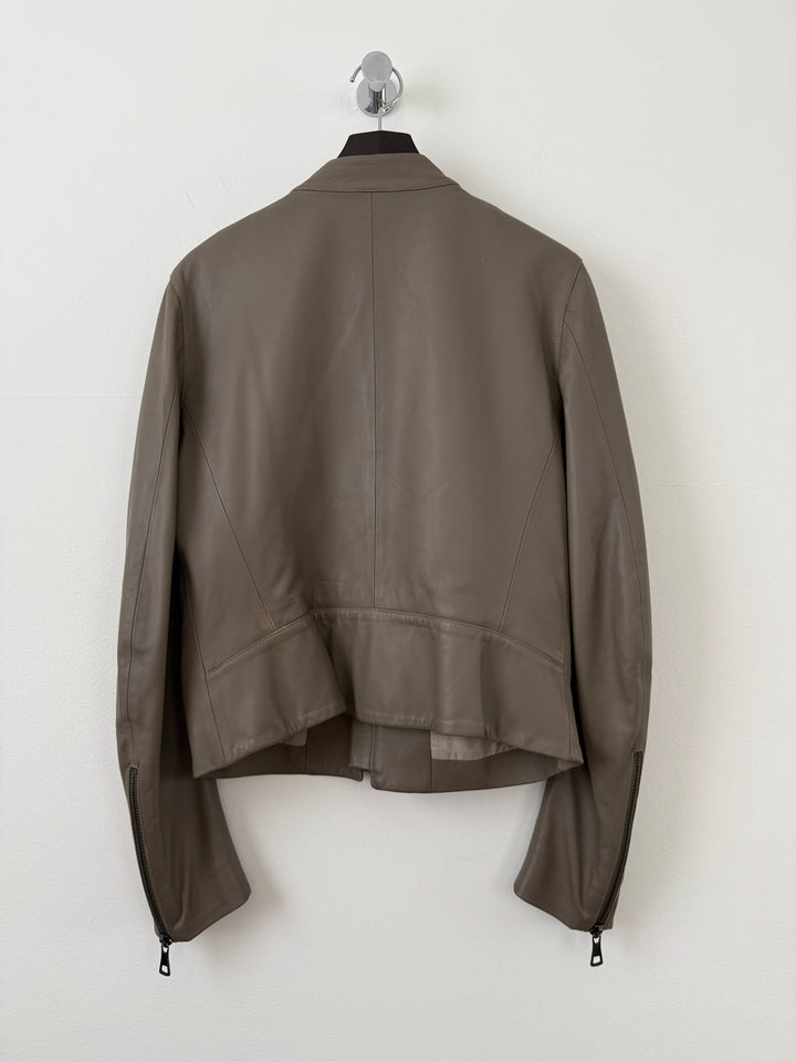 2012 5 Zip Leather Moto Jacket