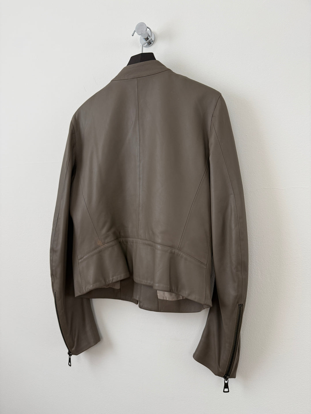 2012 5 Zip Leather Moto Jacket