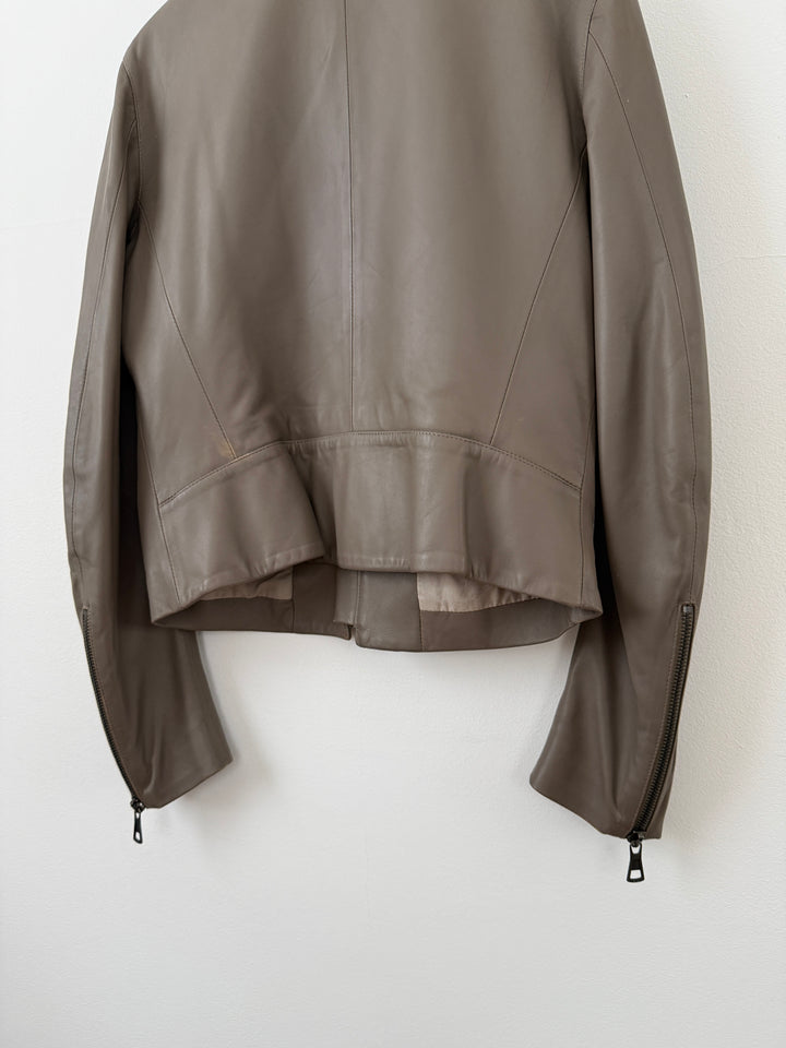 2012 5 Zip Leather Moto Jacket