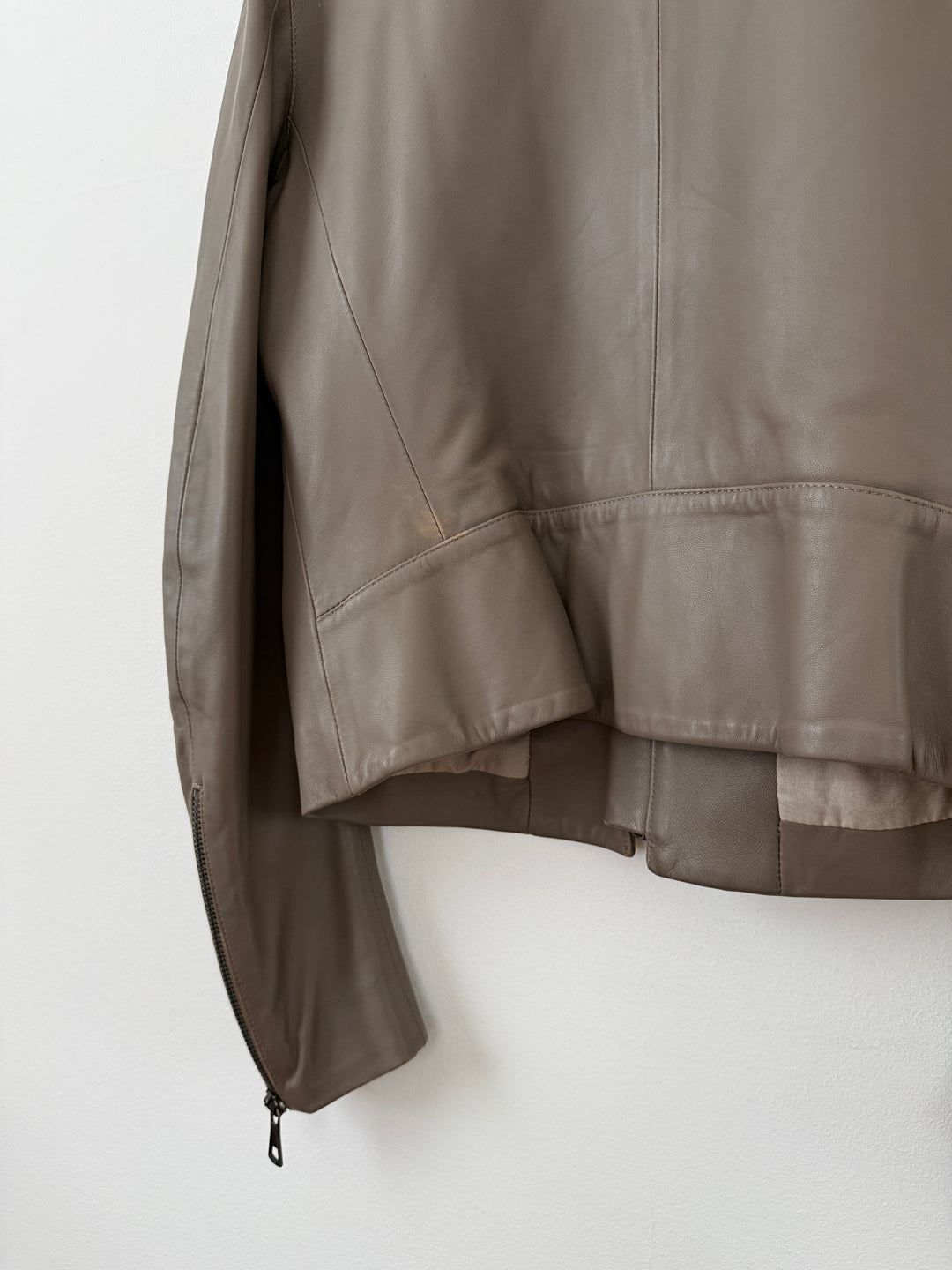 2012 5 Zip Leather Moto Jacket