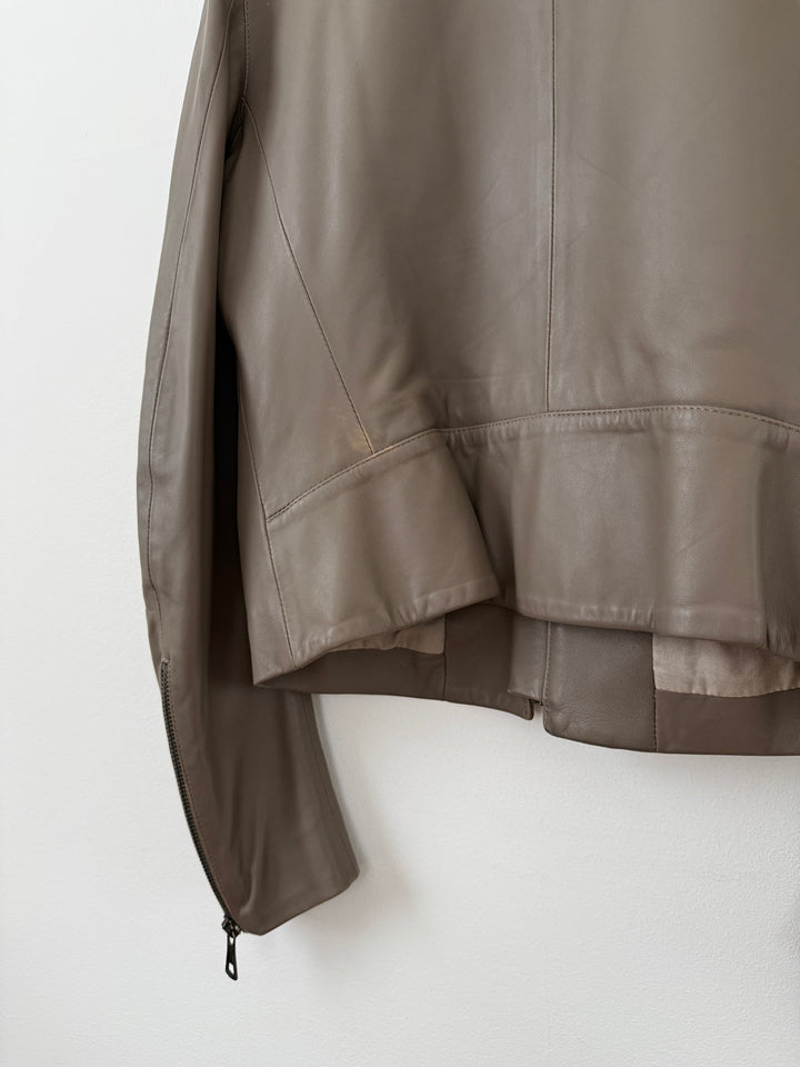 2012 5 Zip Leather Moto Jacket