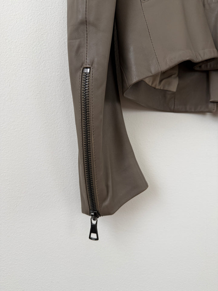 2012 5 Zip Leather Moto Jacket