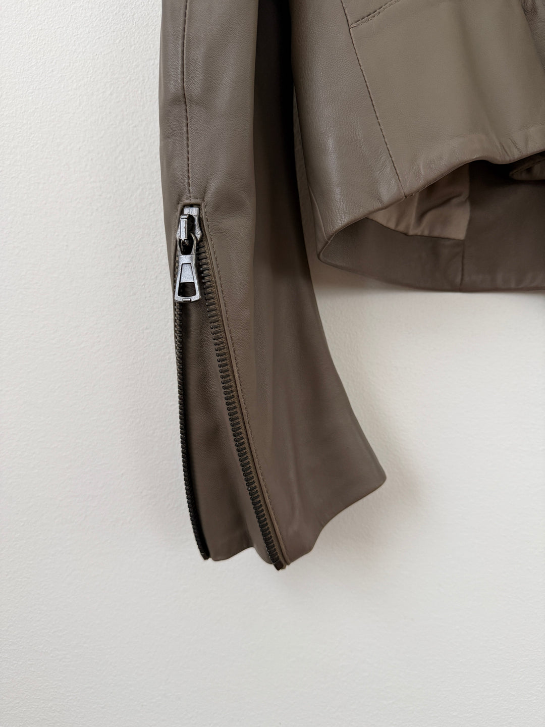 2012 5 Zip Leather Moto Jacket