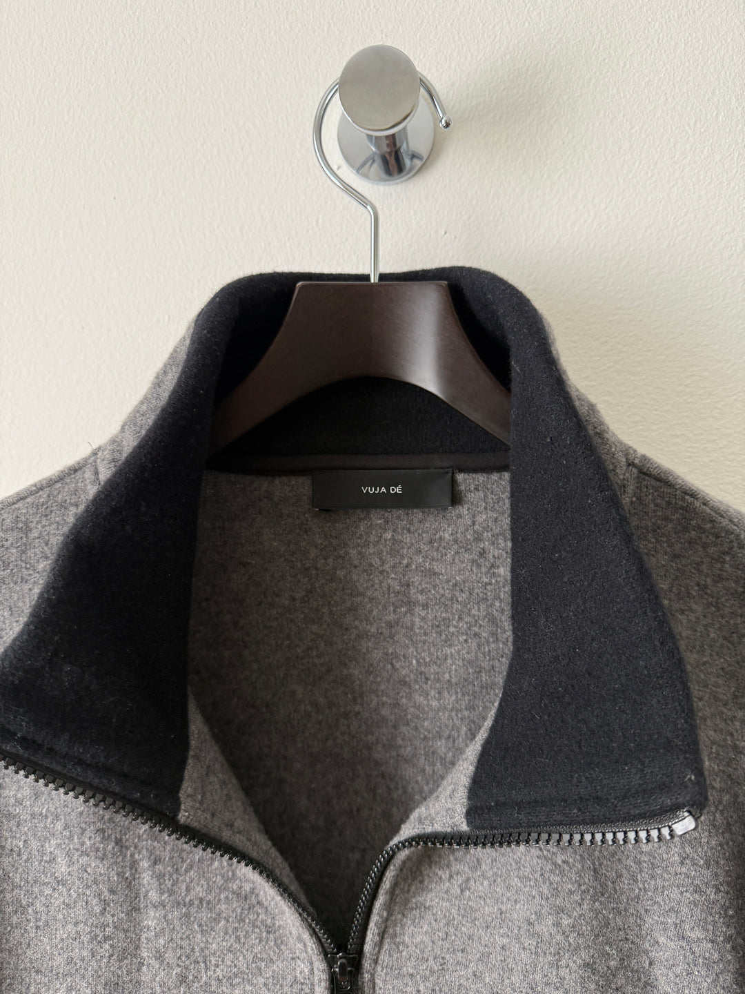 Grey Everyday Fleece Jacket in Wool/Nylon