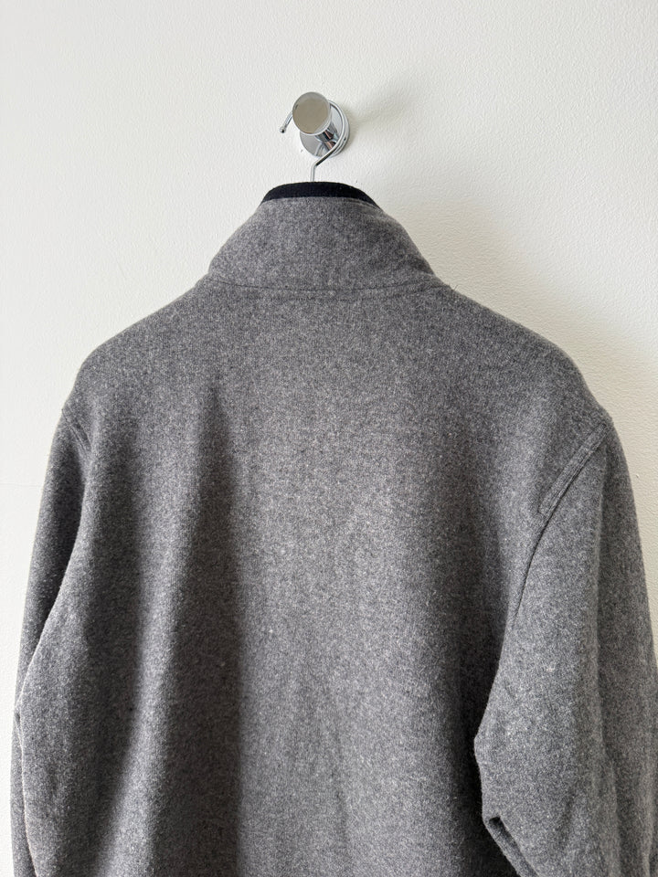 Grey Everyday Fleece Jacket in Wool/Nylon