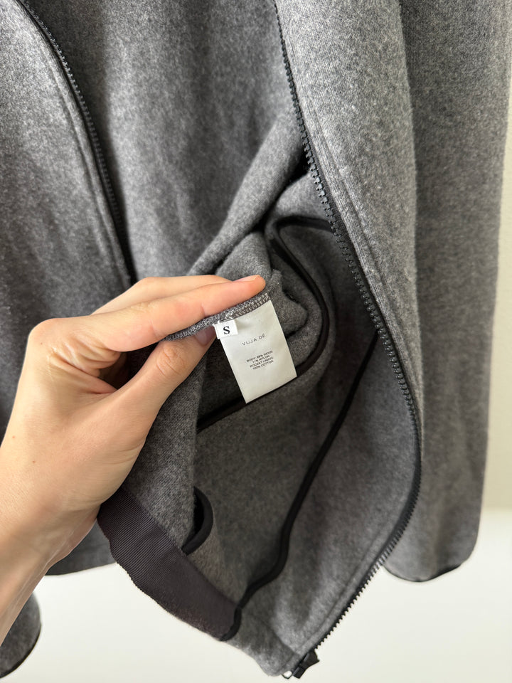 Grey Everyday Fleece Jacket in Wool/Nylon