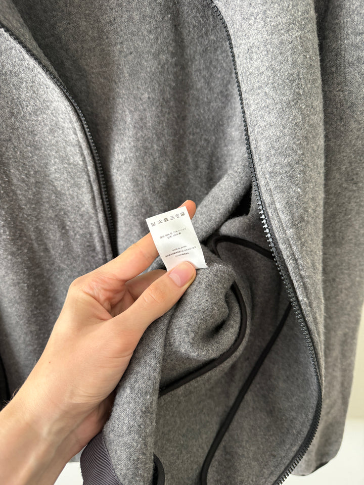 Grey Everyday Fleece Jacket in Wool/Nylon